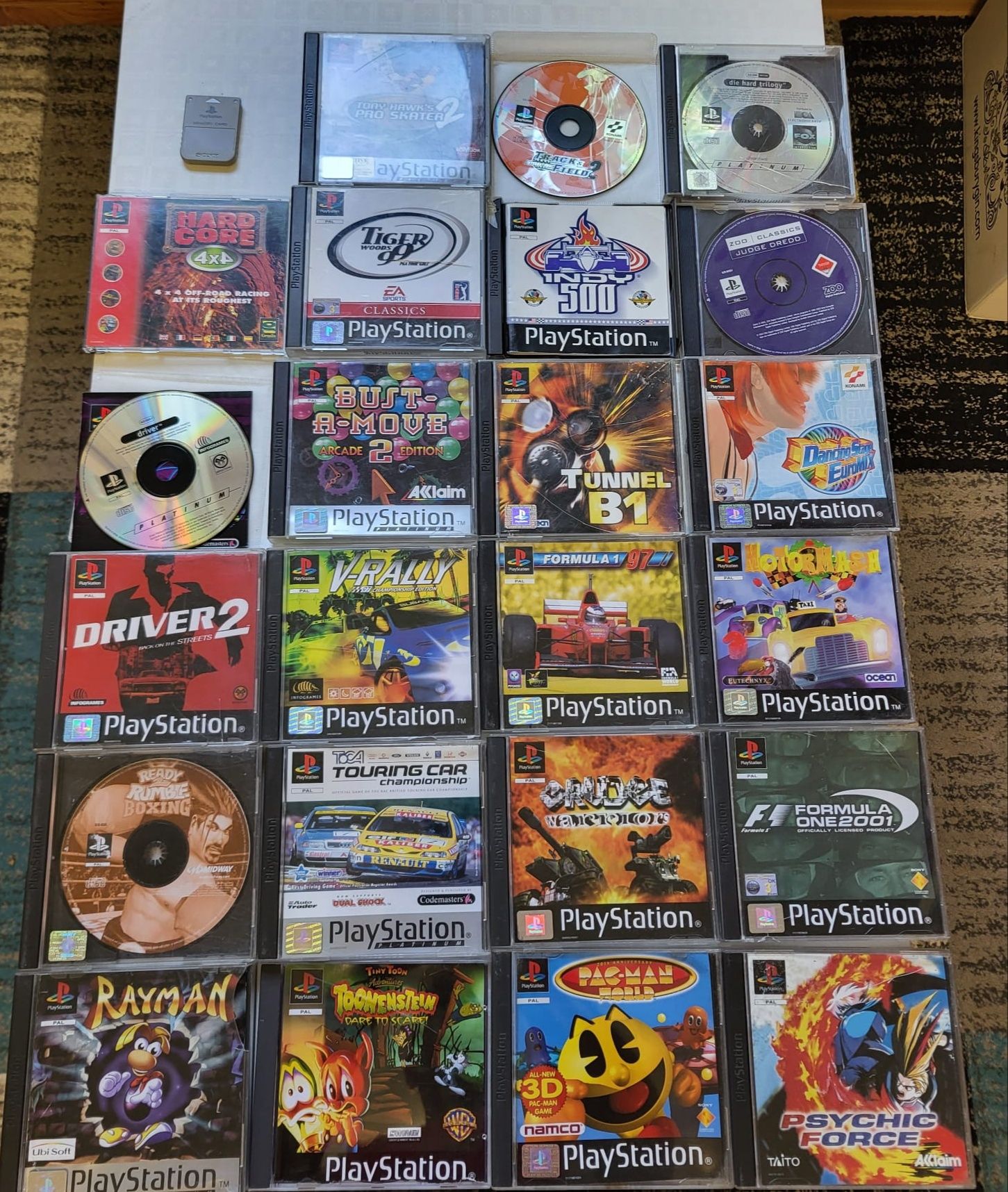 Joc Playstation 1. Driver. Pac- Man. Rayman. Formula 1.