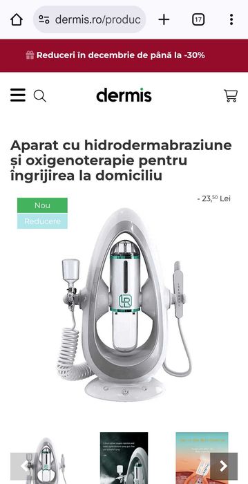 Dispozitiv Vaccum, Hydrafacial, nou!