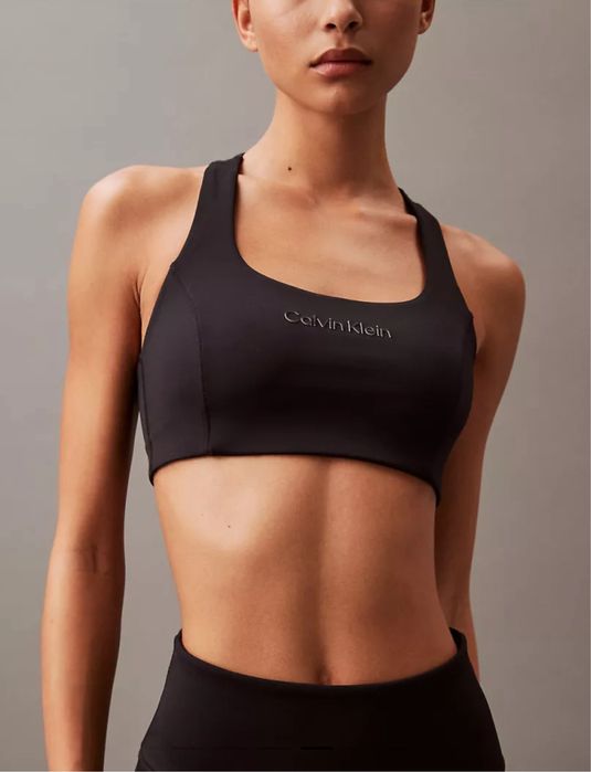 Топ спортивный женский черный от calvin klein
