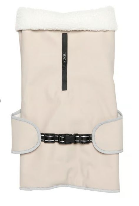 Кучешка дреха-дъждобран, гумиран с вата и светлоотразителни елементи