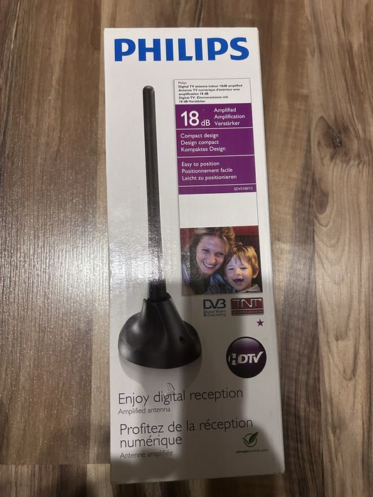 Стайна антена Philips с усилвател на сигнала