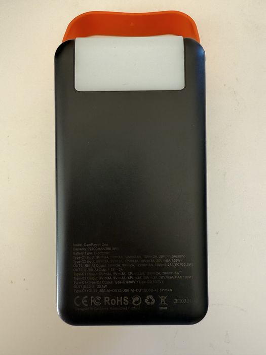 Powerbank / baterie externa 72.000mAh 266Wh 130W afisaj lanterna maner
