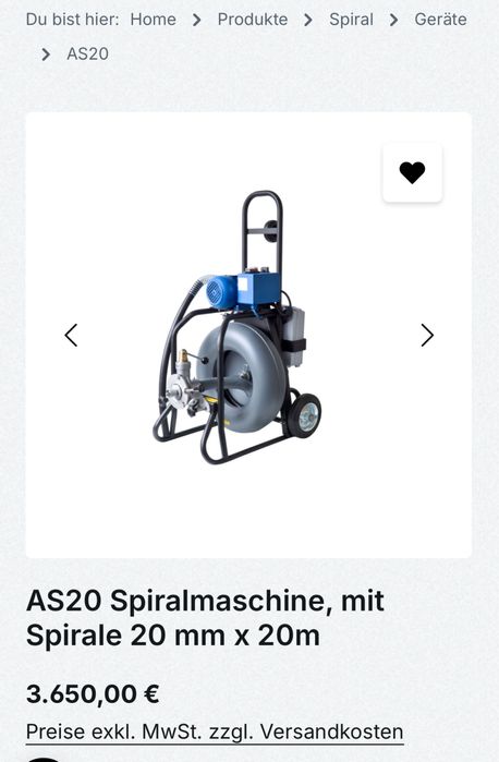 Karo AS20 Masina de desfundat conducte,tevi