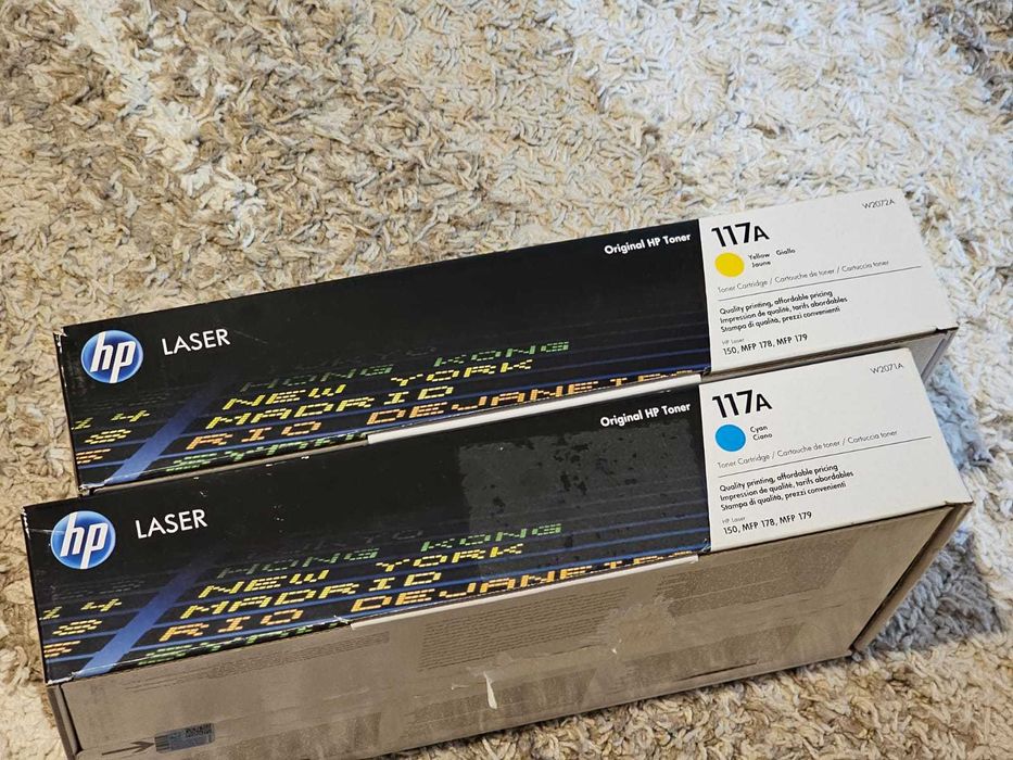 HP W2070A toner Toner galben Yellow albastru cyan ORIGINAL HP 117A