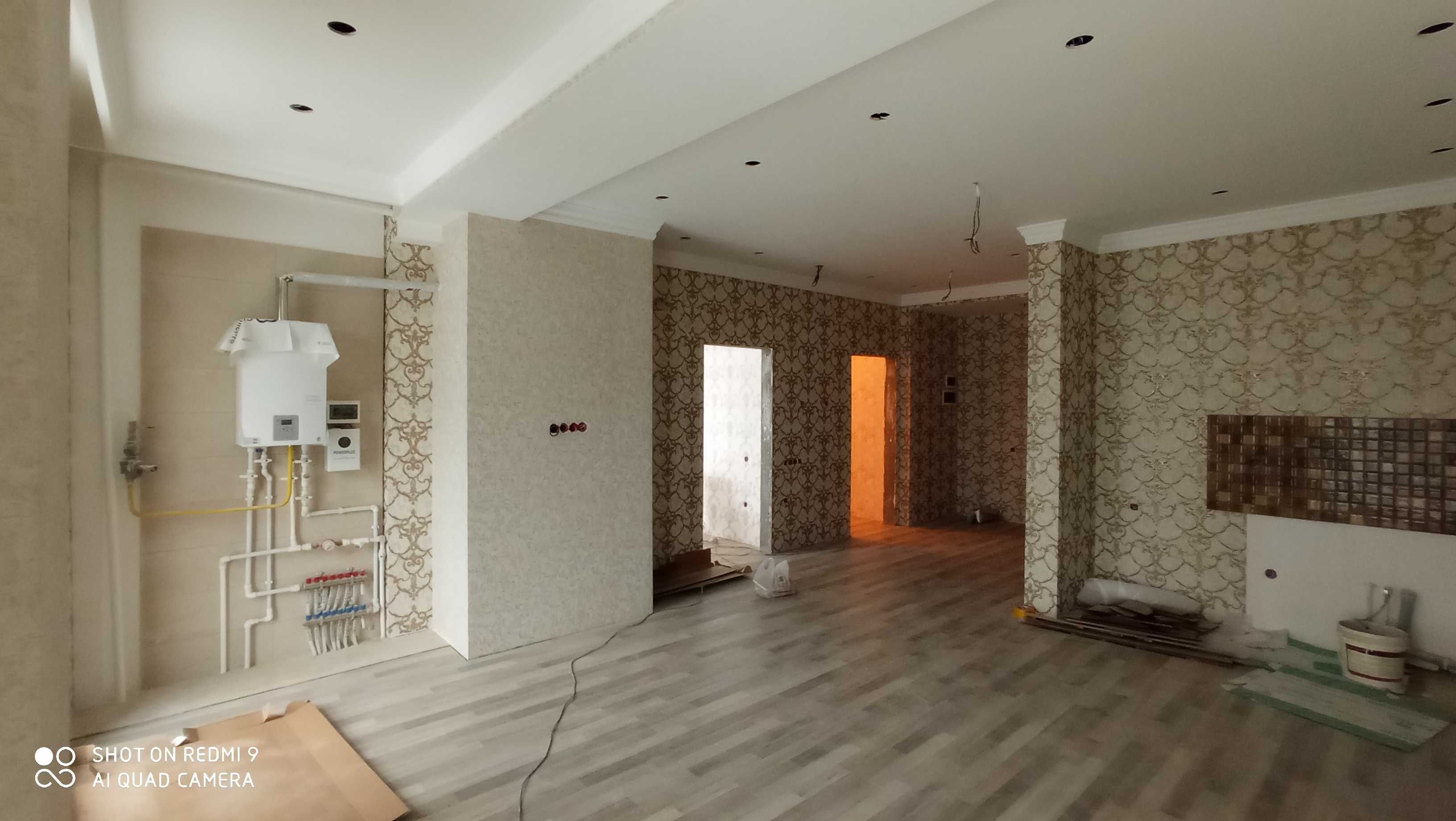 Ремонт квартир, малярные работы, укладка ламината.