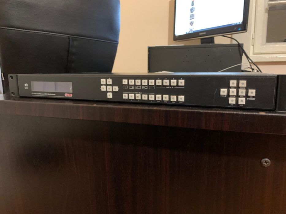 TvOne C2-6104A CORIO2 4-Window DVI-U Multiviewer blackmagic aja