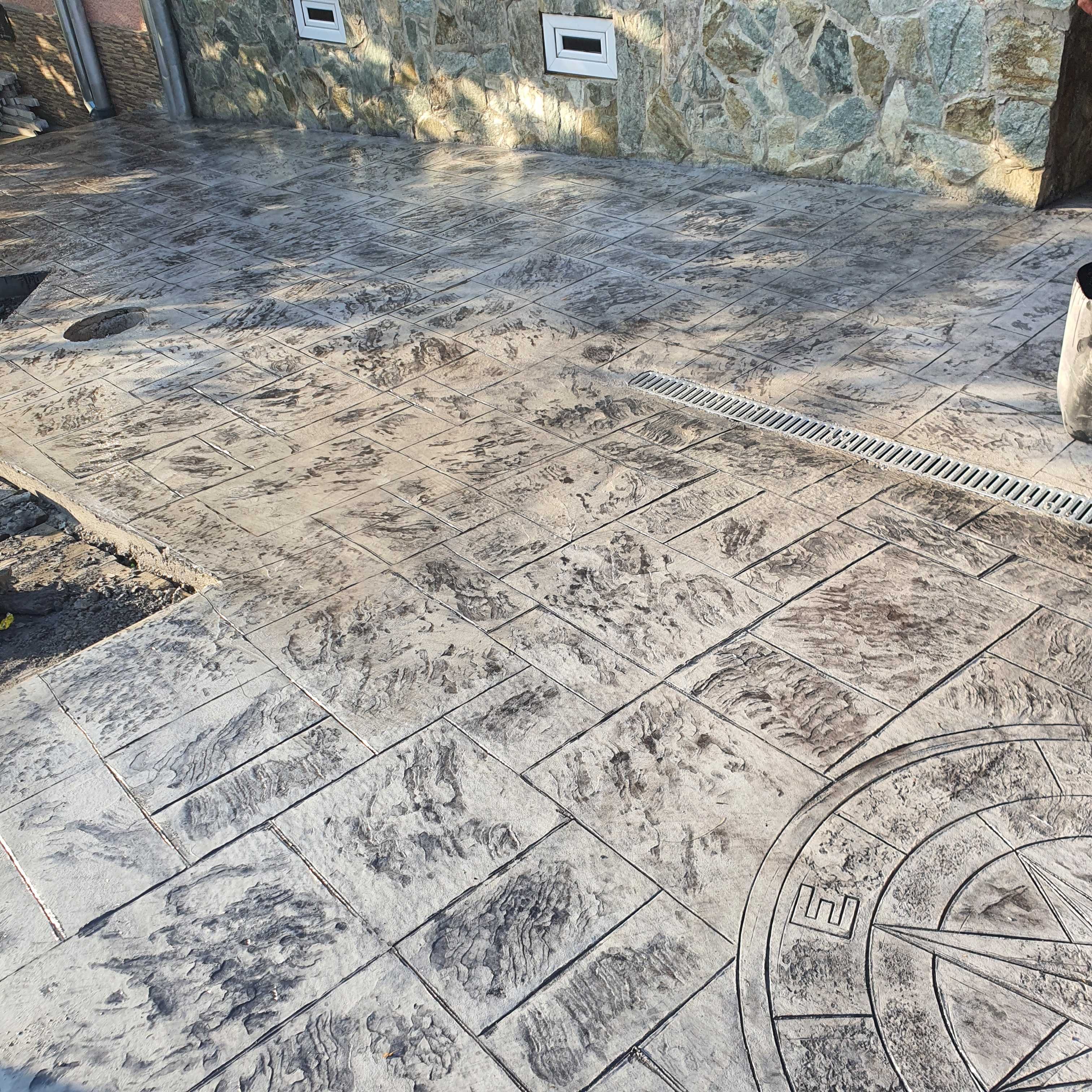 #beton amprentat#