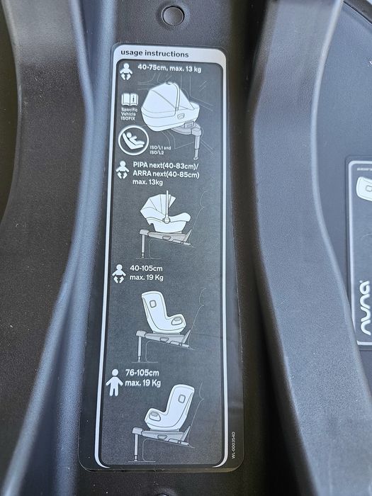 Scaun auto 360° NUNA TODL NEXT + baza isofix BASE NEXT I-SIZE