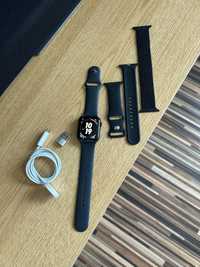 Apple Watch SE (2023), GPS, Carcasa Midnight Aluminium 44mm, negru.