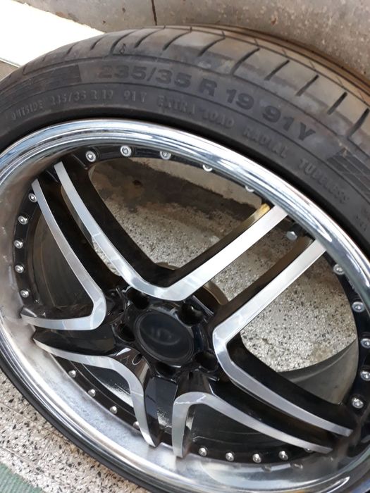 Джанти за Мерцедес с капси, 19ки, с нископрофилни гуми