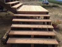 Deck lemn podea exterior striata