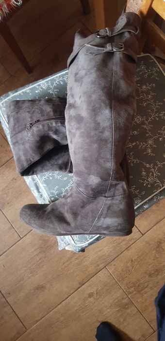 cizme de piele intoarsa fina