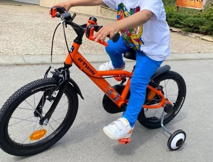BTWIN Колело - Детски велосипед 500, 14 цола, за деца от 3 до 5 години