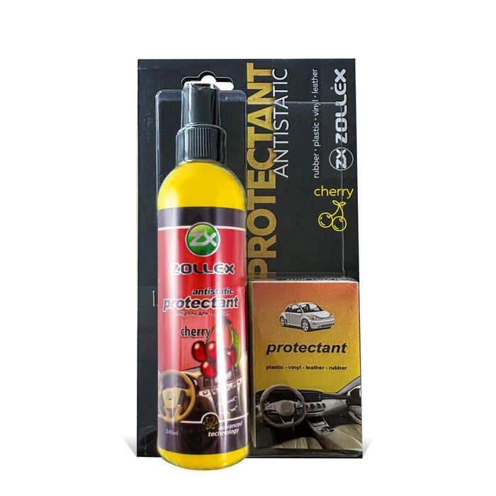 мляко за табло с гъба 240мл (череша) zollex mlch25, 03637