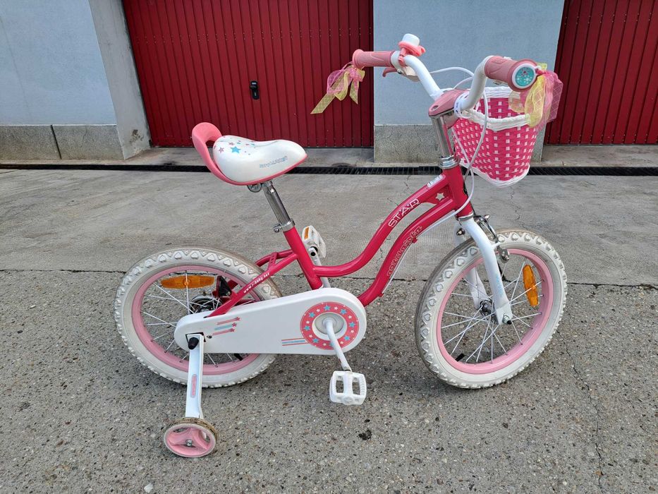 Bicileta ROYAL BABY Star Girl 16 Pink copii 4-7 ani