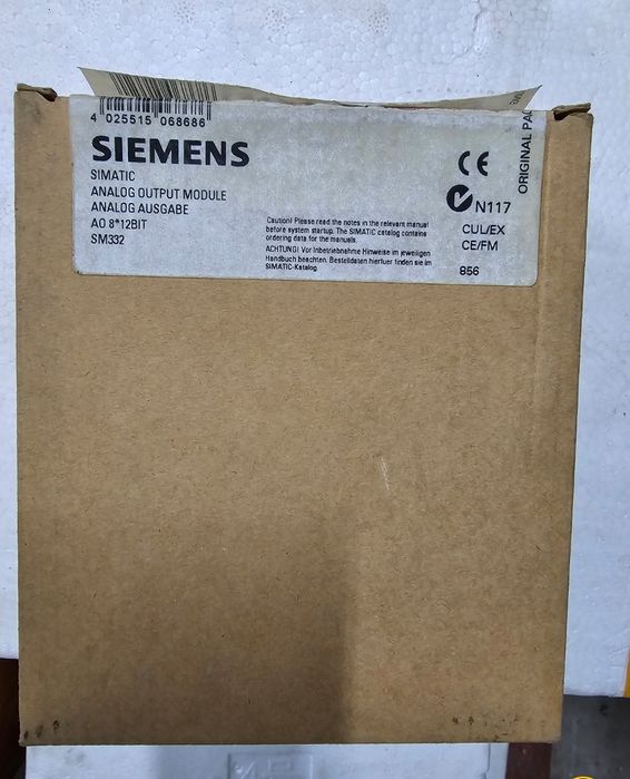 Модуль аналогового вывода Siemens Simatic S7-300 SM 332 AO, 8x12 BIT