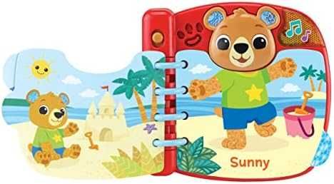 Детска играчка книга Мече време звук Подарък малко дете VTech 558303