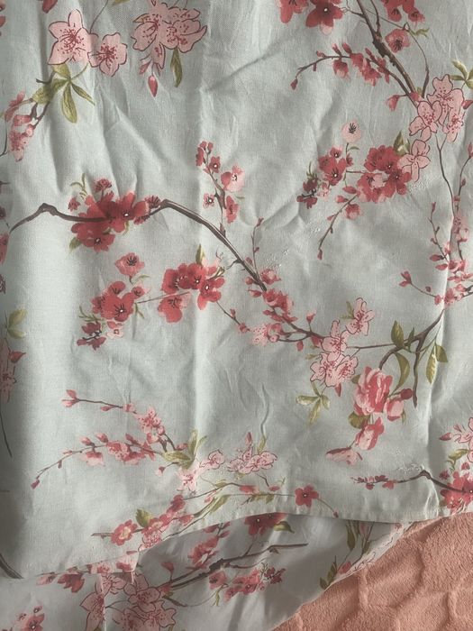 Draperie bumbac model Cherry flower
