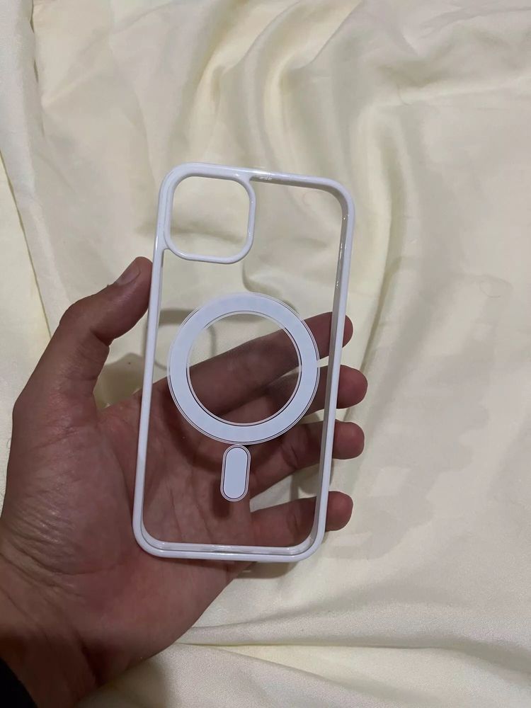 Husa IPhone 11,12,13,14 MagSafe din silicon transparent