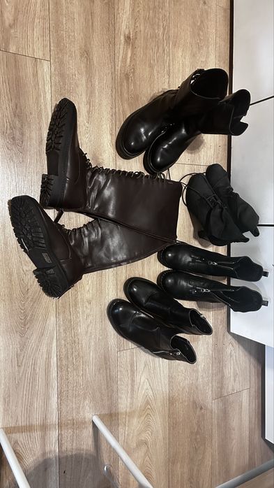 Дамски боти естествена кожа 39