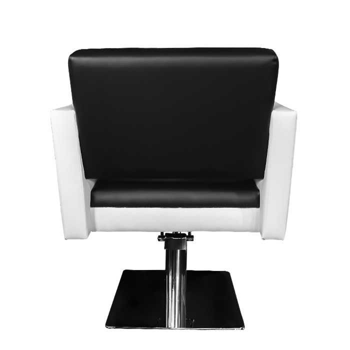 Стилен фризьорски стол M0030 - черно-бял - Нов! Гаранция!