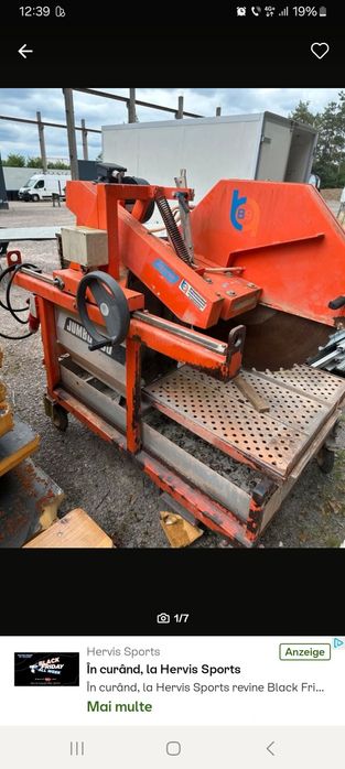 Vând sau închiriez mașină de taiat boltari