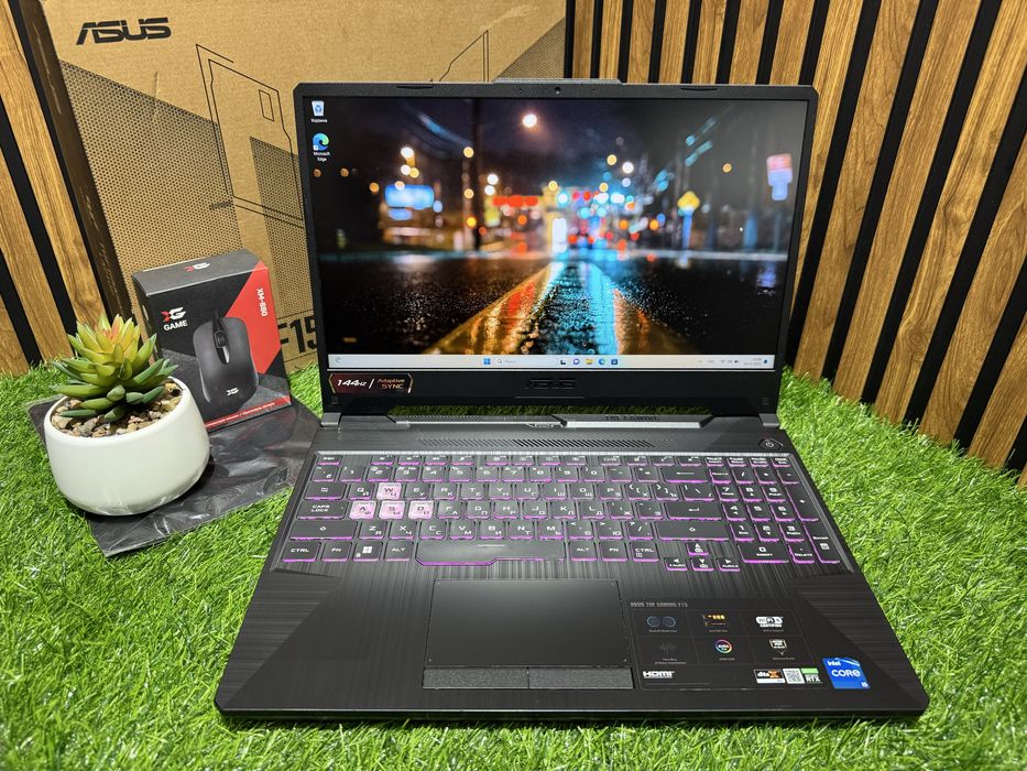 Игровой Ноутбук Asus TUF Gaming F15 Core i5-11400H|Ram8|RTX3050|SSD512