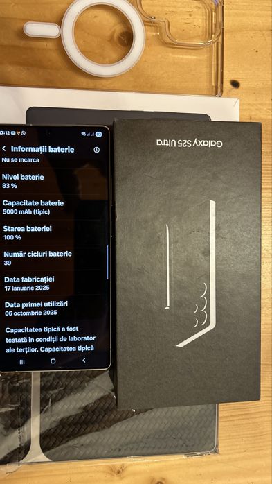 Samsung s25 ultra 256 giga garantie