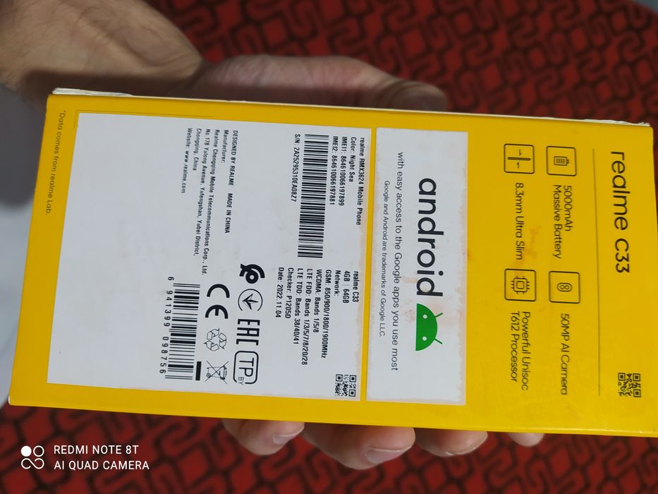 Realme C33 4/64 hotira