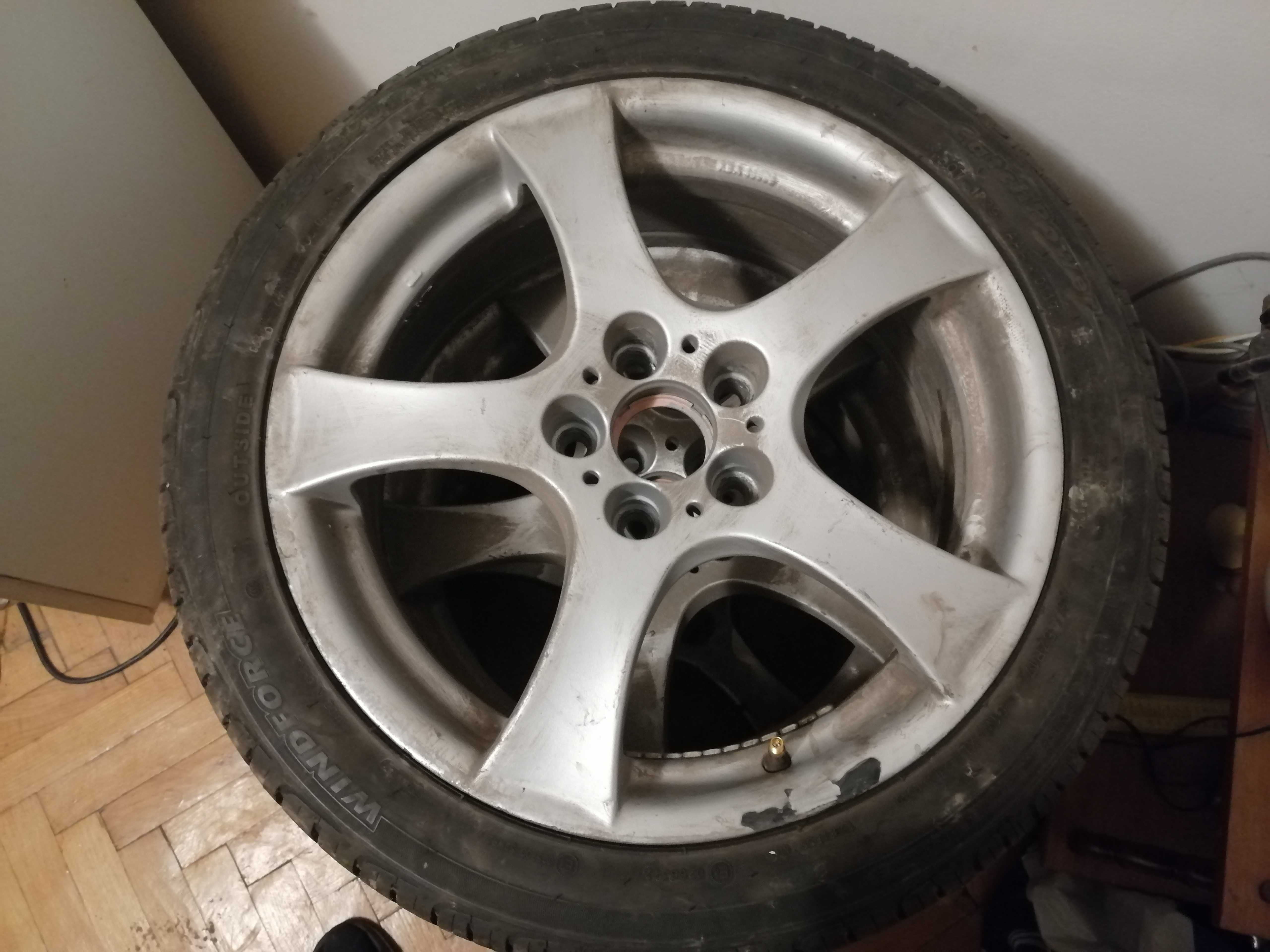 Janta de rezerva r17 5x112 + cauciuc de vara Vw ,Audi ,Seat, Skoda