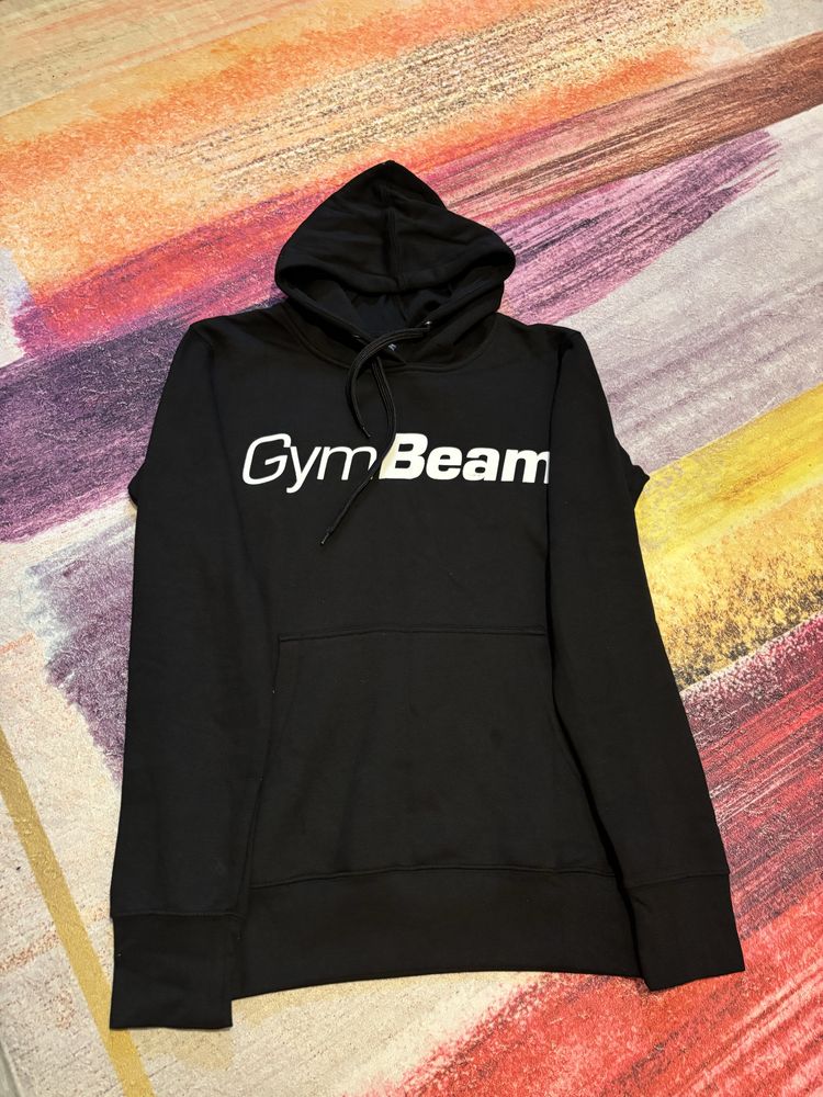 GymBeam черен суитчър