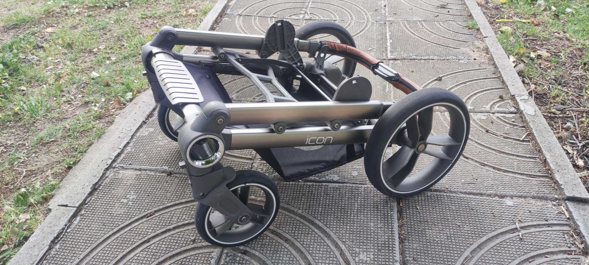 Детска бебешка количка Cangaroo Icon 2 в 1 - употребявана