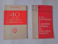 4 carti vechi Gh Dej/politica/colectie