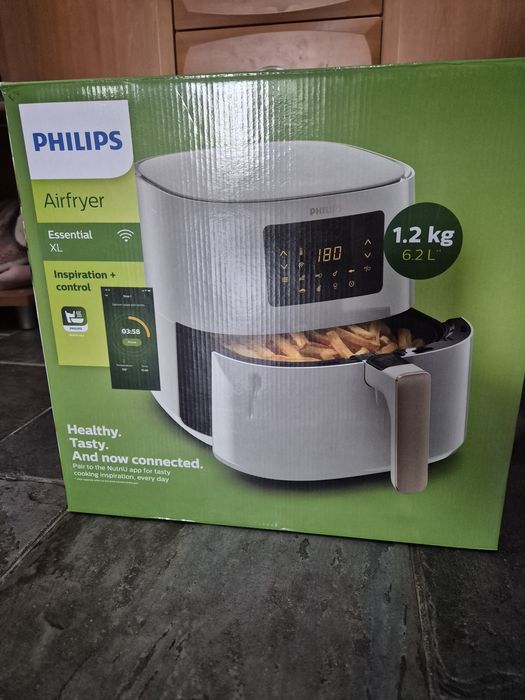 Уред за здравословно готвене Philips - HD9280/30 AirFryer, 2000W, бял
