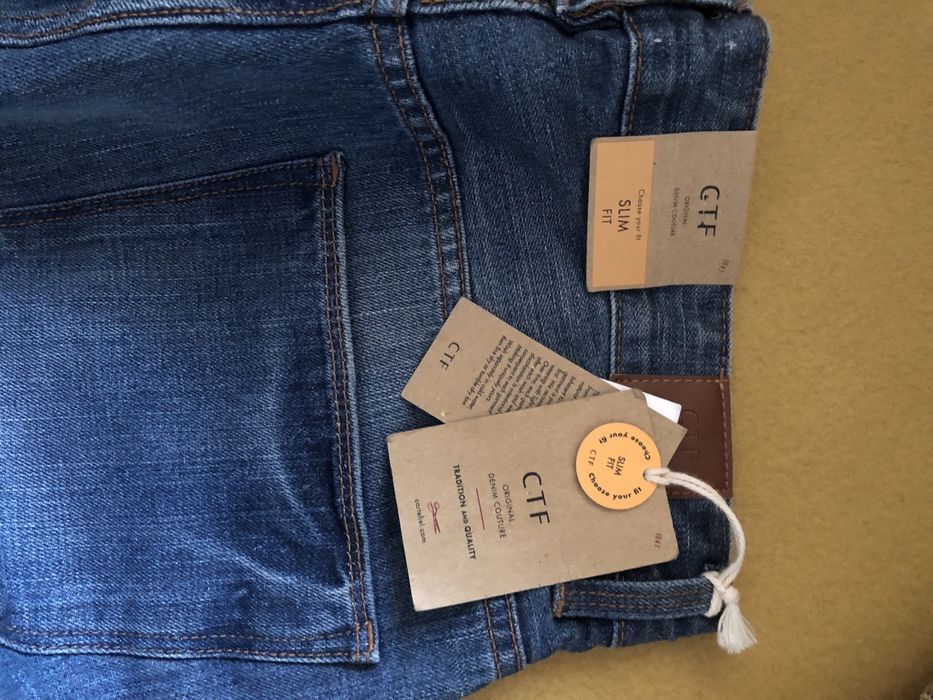 Blugi CTF, denim, model in trend