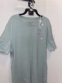 Tricou guess mint green cu eticheta