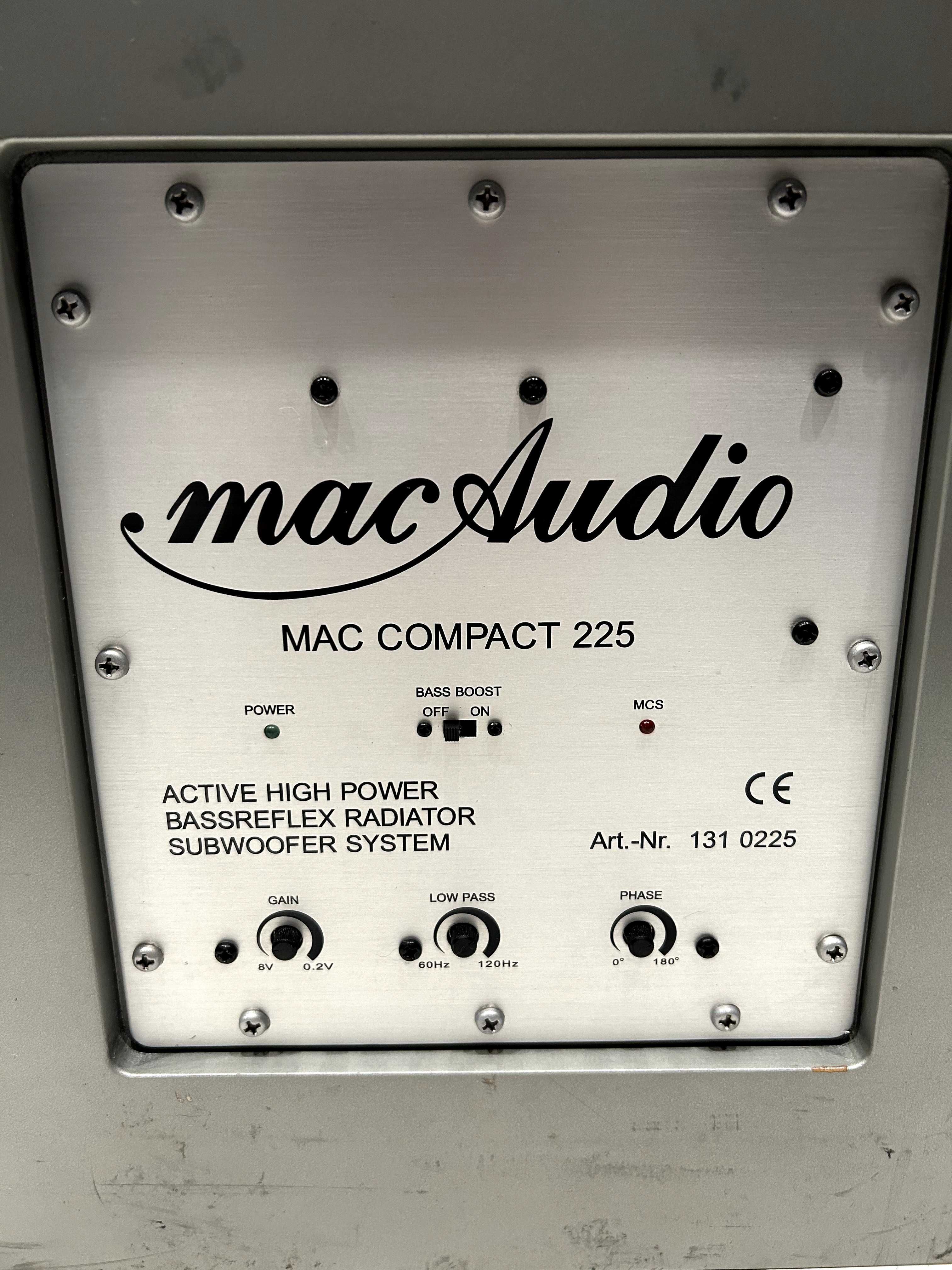 Subwoofer auto activ Mac Audio Compact 225