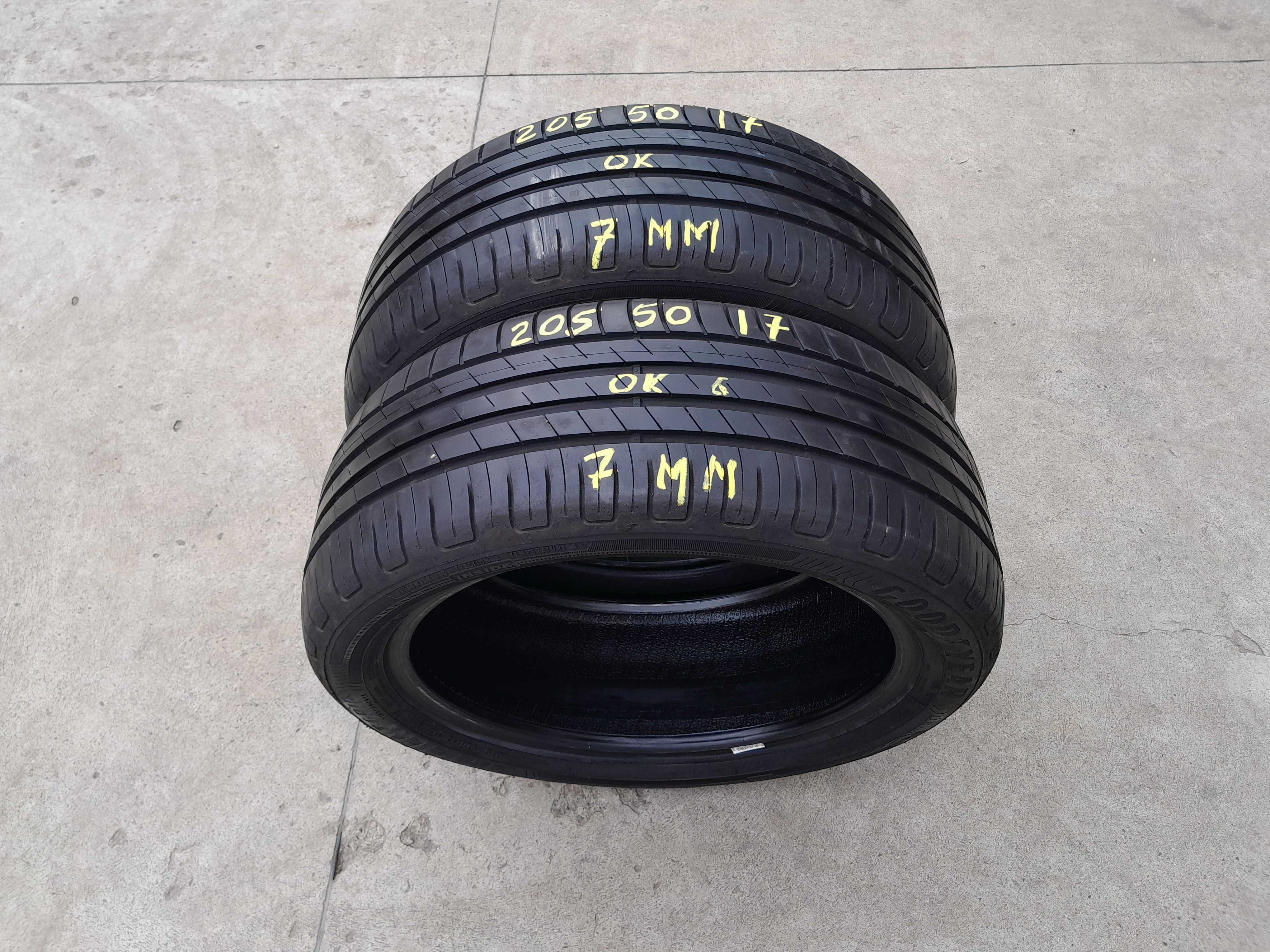 Doua anvelope vara 205 50 17 goodyear efficientgrip performance 7 mm