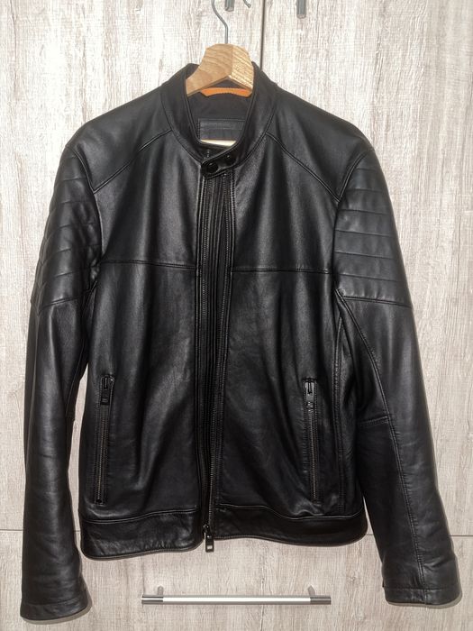 Geaca de piele Boss orange