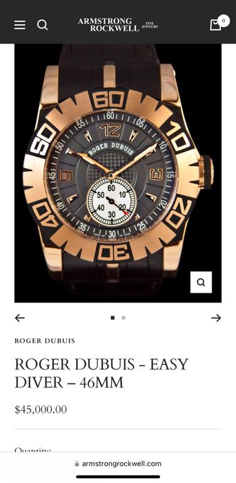 Roger Dubuis easy divert