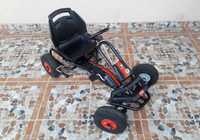 Cart (kart) cu pedale pentru copii KETTLER Barcelona Air - negru/roșu