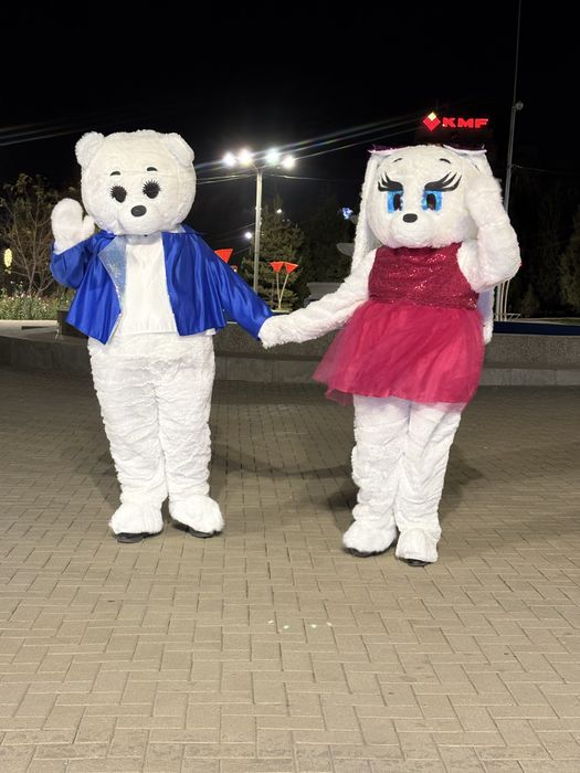 Мишка Тедди и Зайчонок прокат костюмов