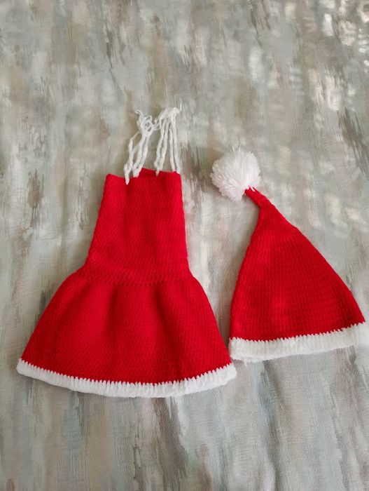 Детска плетена рокля