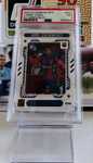 PSA 9 Карта с парче от екип на Ламин Ямал Барселона Panini relic patch