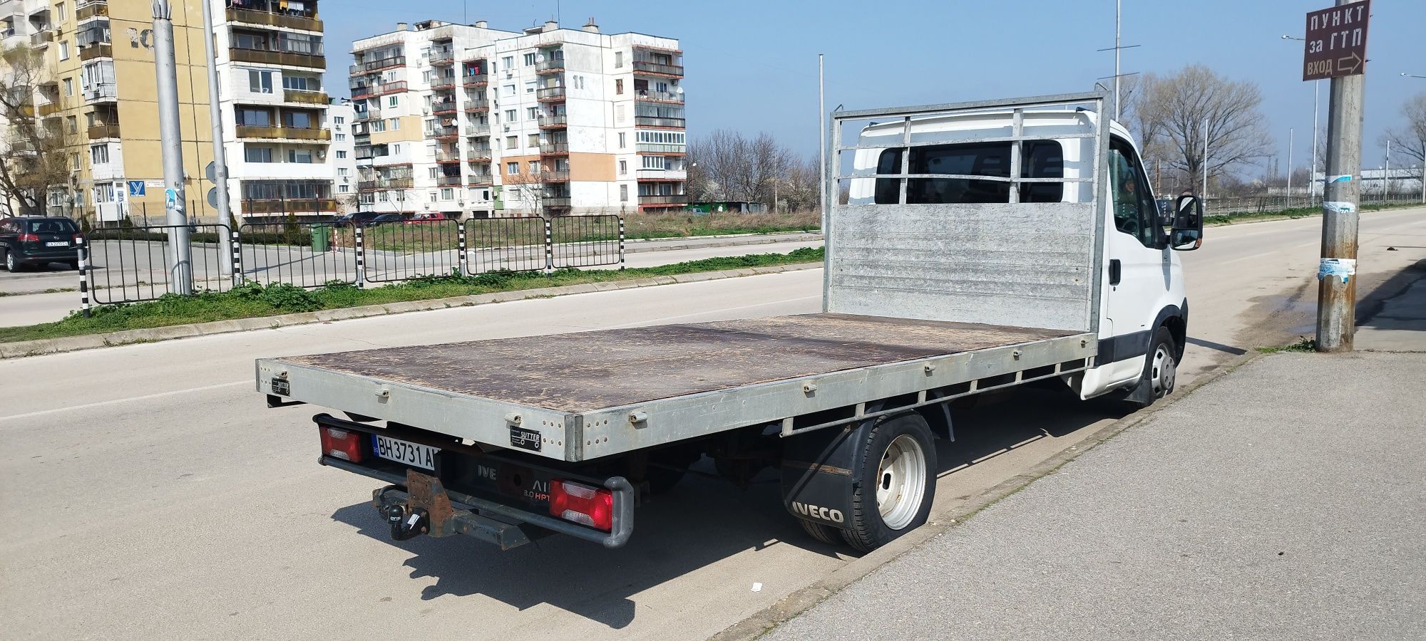 Алуминиева платворма за IVECO DAILY 2010г 4.30м.на 2.20м.Може бартер к