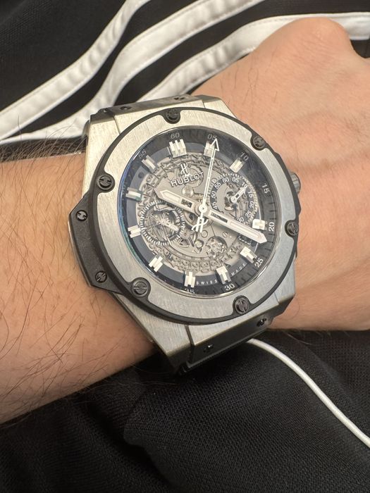 Hublot King Power Unico 48mm Titan Skeleton Automatic