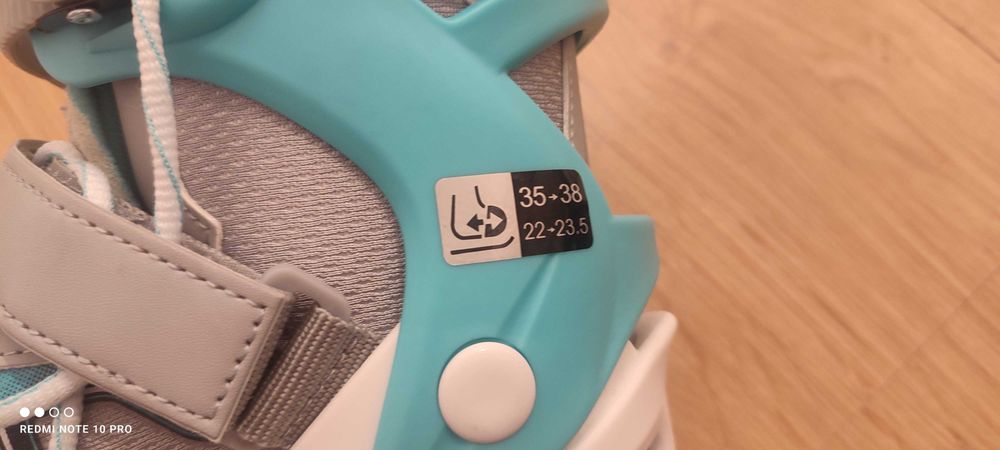 Vand Patine de dama Oxelo gri-turcoaz 35/38, otel NOI