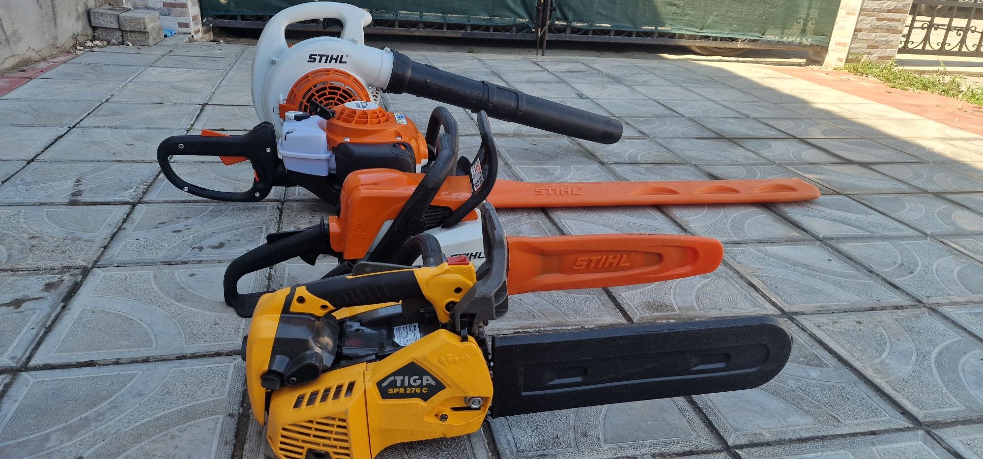 STIHL  STIGA  HS 82R   MS180C 2-MIX   BG56