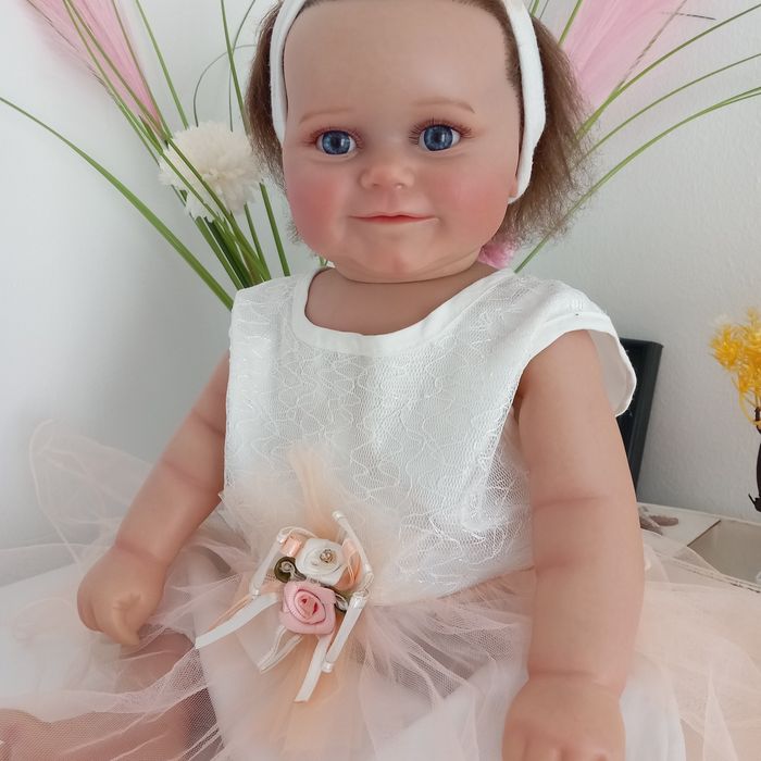 Papusa reborn f drăguță aprox.50 cm