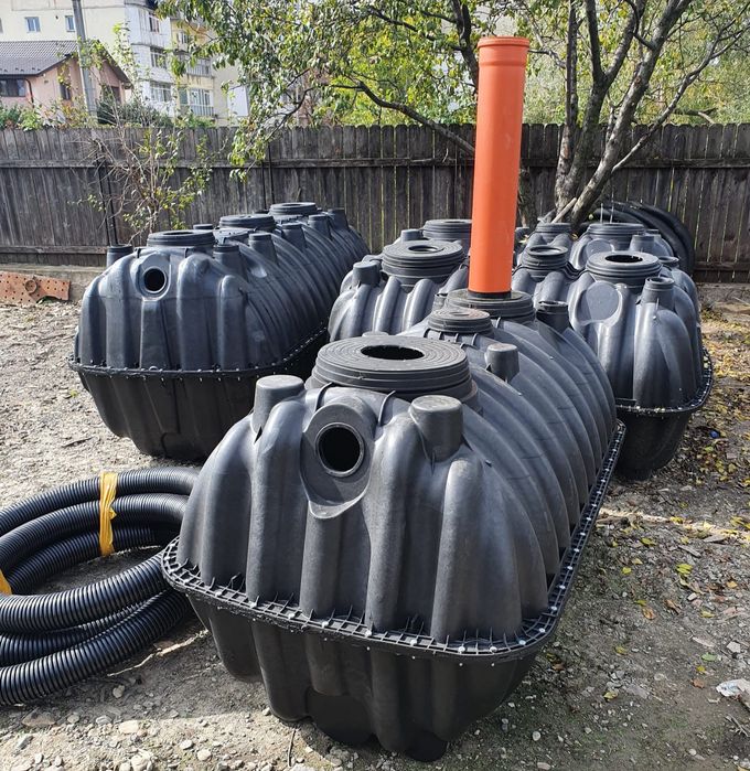 Închiriez excavatoar/miniexcavator/masina bascula/Vand Fose Septice ec